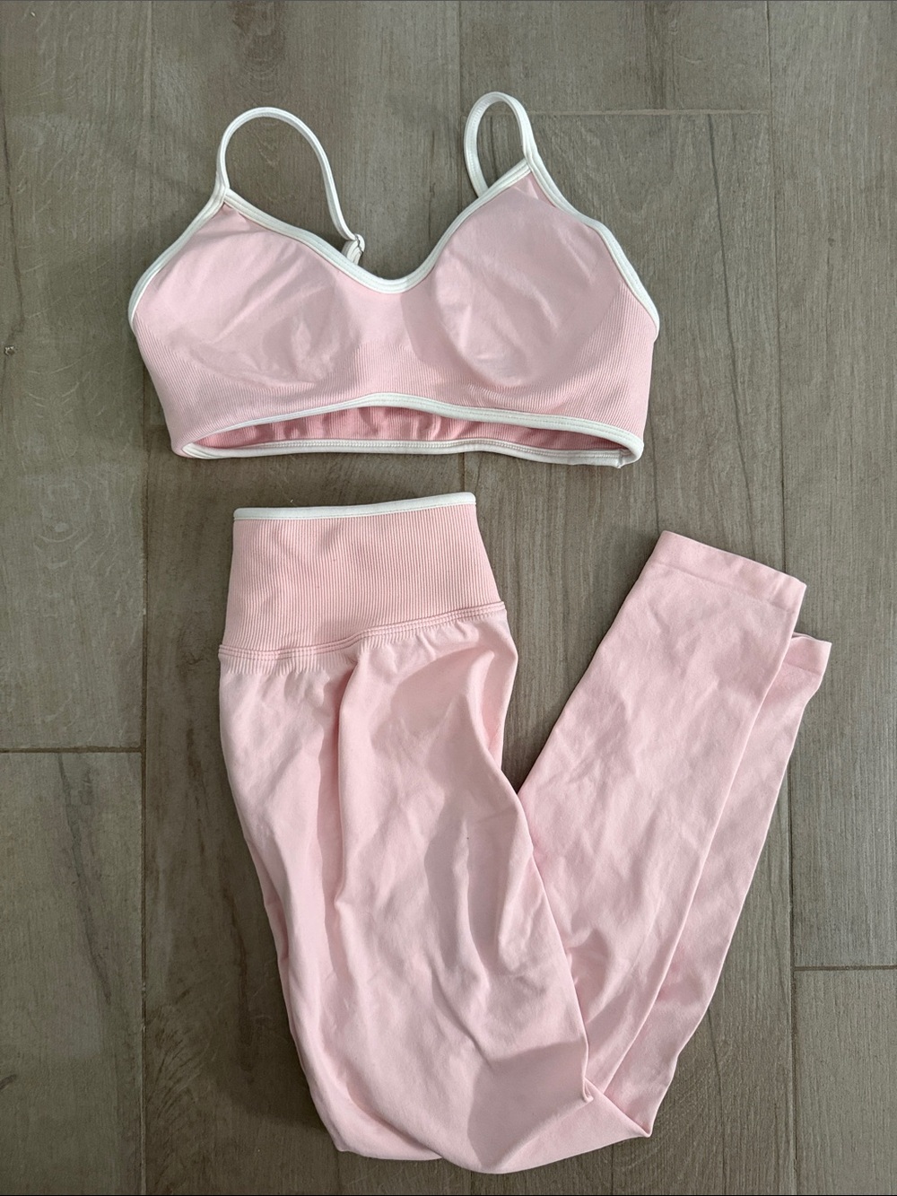 Amazon Light Pink Workout Set